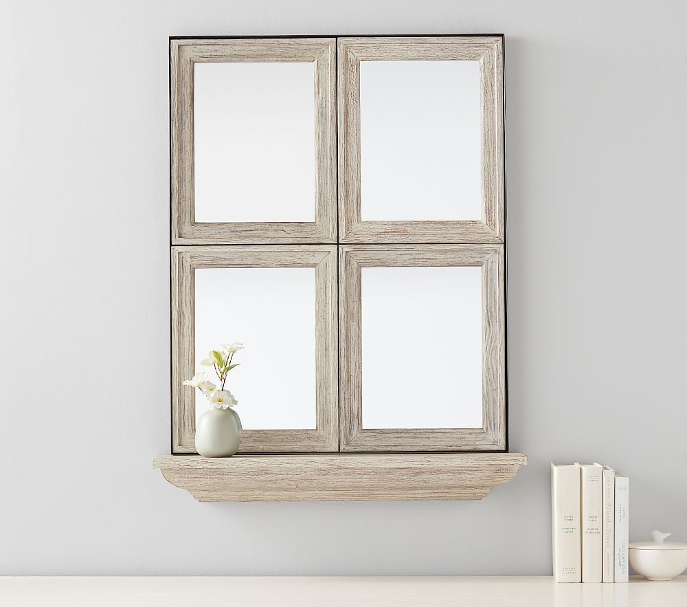PB X pbk Aiden Mirror With Shelf